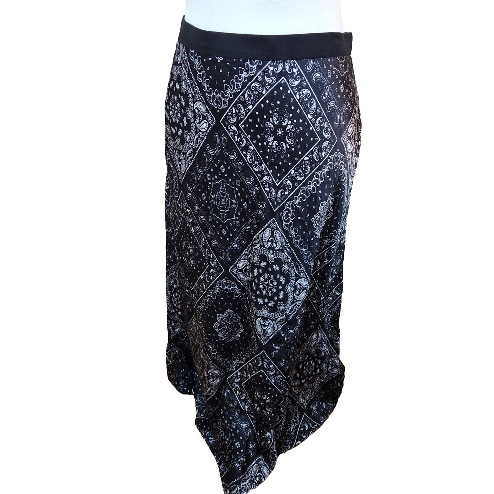 Rails‎ Womens Medium Midi Skirt  Black Festival Flowy Boho Whimsigoth NEW NWT - Picture 15 of 16